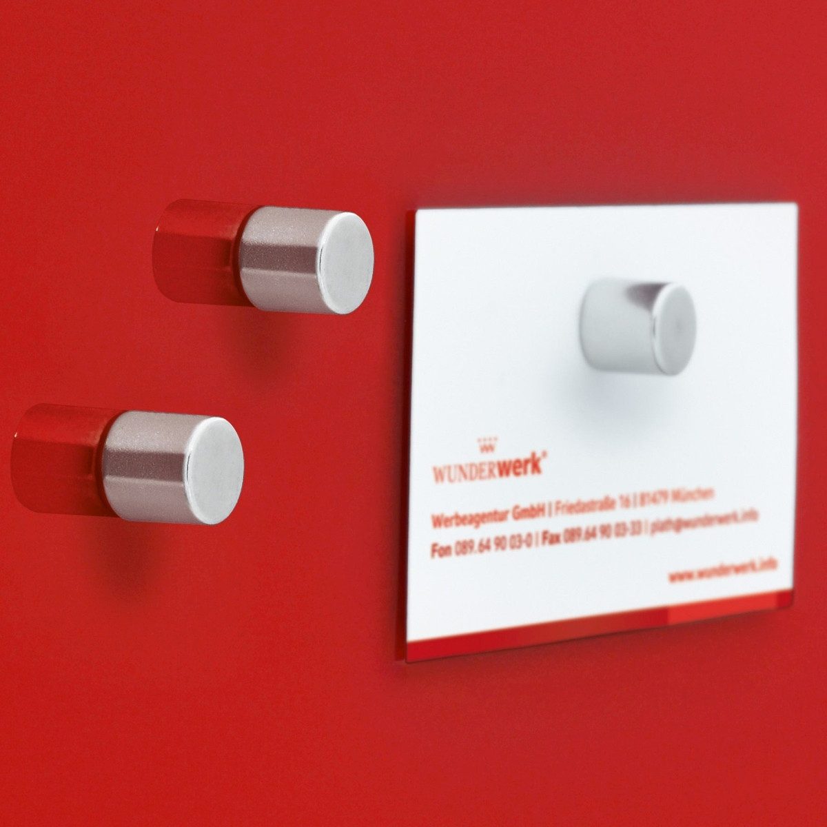 Sigel Magnet SuperDym-Magnet C5 Zylinder silber stark 10x10 mm VE=10 Stück