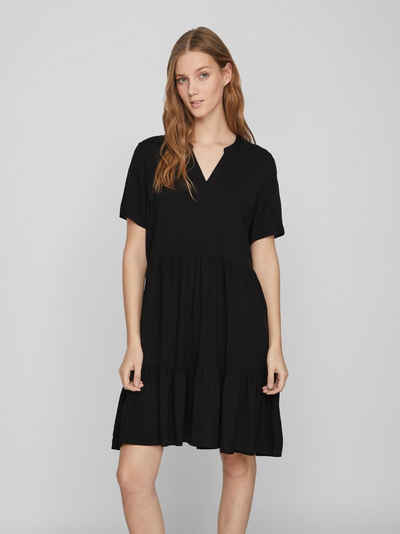 Vila Tunikakleid VIPAYA V-NECK S/S DRESS - NOOS mit Volant