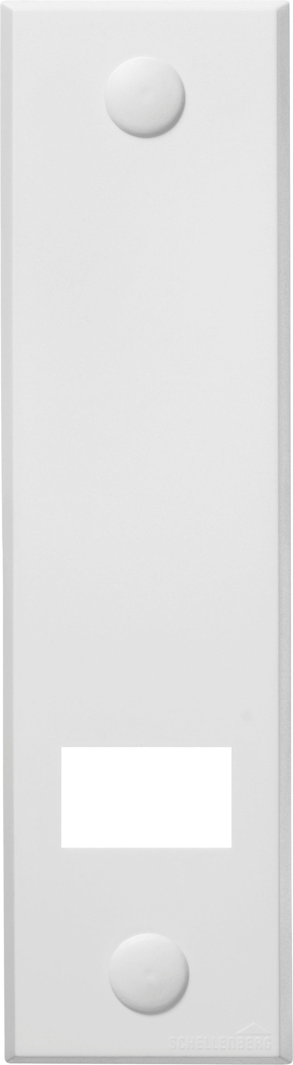 SCHELLENBERG Gurtwickler-Abdeckplatte Standard Maxi, 16,0 cm Lochabstand, langlebig aus Kunststoff, Zubehör für Einlassgurtwickler, Rollladen Abdeckblenden für Gurtwickler und Einlasswickler