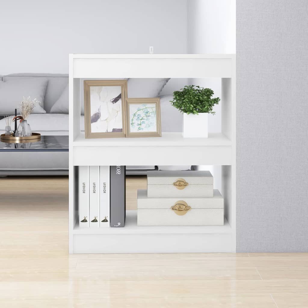 vidaXL Bücherregal, Buchregal/Raumteiler Weiß 60x30x72 cm günstig online kaufen