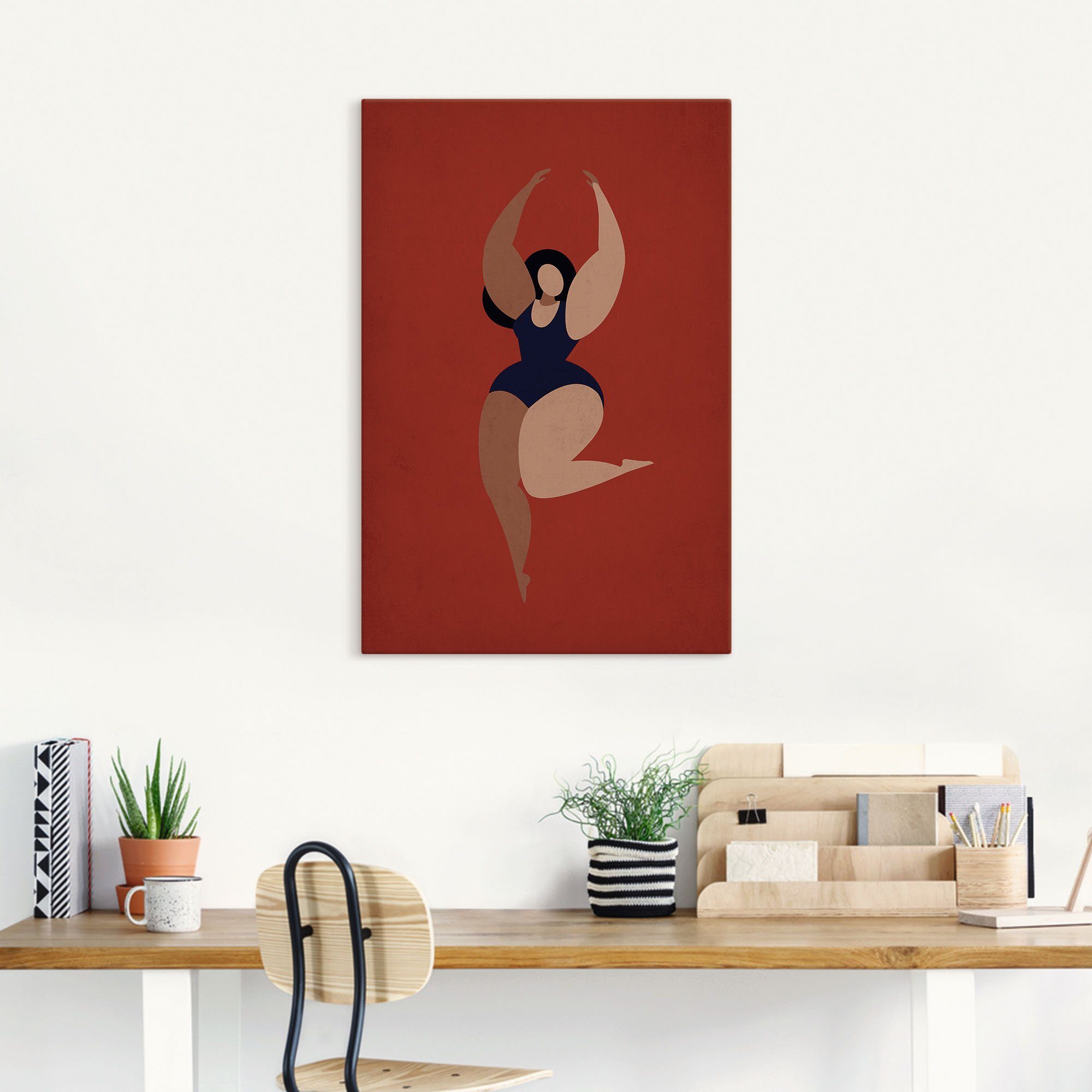 Frauen Bilder Wandaufkleber Poster Prima Artland (1 oder Wandbild als Alubild, Leinwandbild, St), versch. Ballerina, von in Größen