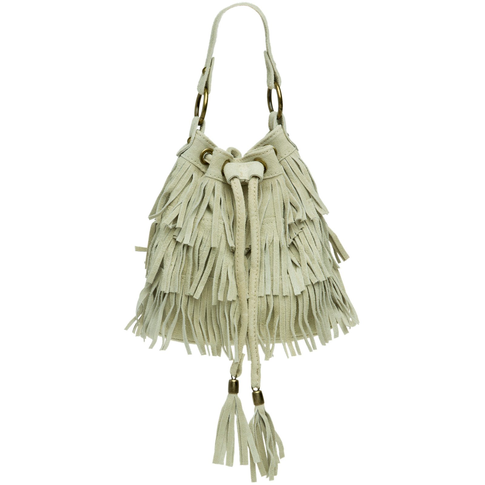 Caspar Henkeltasche CASPAR TL677 Damen Wildleder günstig online kaufen