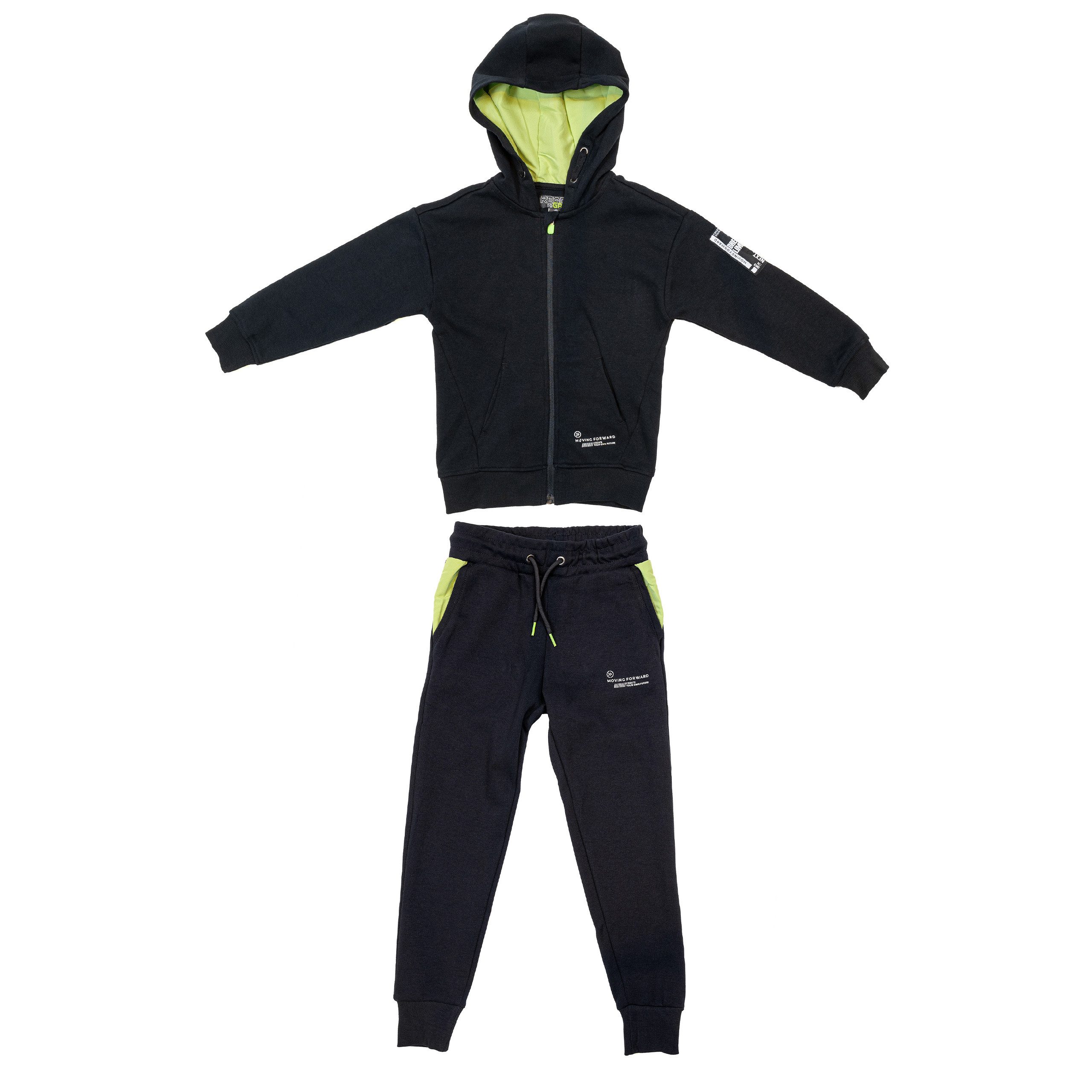 kamelshopping Jogginganzug Kinder Trainingsanzug für Jungen aus Baumwolle und Polyester, bestehend aus Joggingjacke und Jogginghose