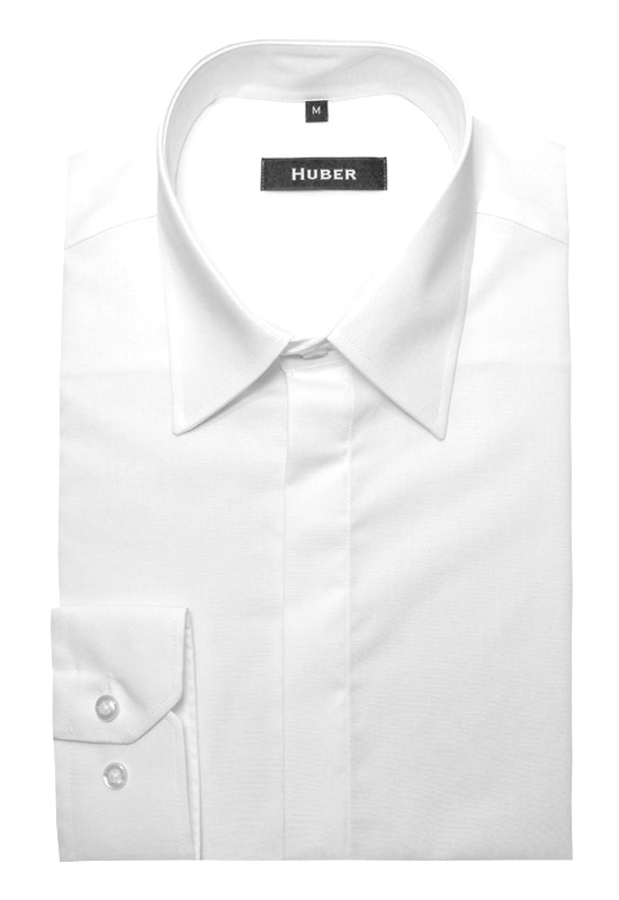 Huber Hemden Langarmhemd HU-0081 Kentkragen, Verdeckte Leiste, Regular Fit- günstig online kaufen