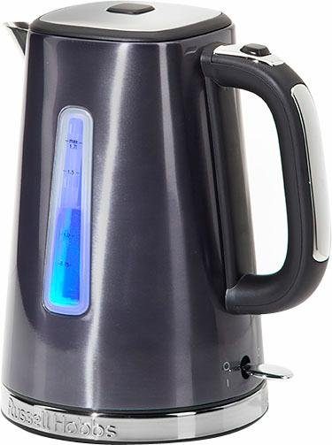 RUSSELL HOBBS Wasserkocher 23211-70 Kochstoppautomatik Trockengeh-, Grey, Abschaltmöglichkeit Luna l, W, 2400 Moonlight Überhitzungsschutz, 1,7 und WK