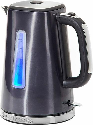 RUSSELL HOBBS Wasserkocher 23211-70 WK Luna Moonlight Grey, 1,7 l, 2400 W,  Trockengeh-, Überhitzungsschutz, Kochstoppautomatik und Abschaltmöglichkeit