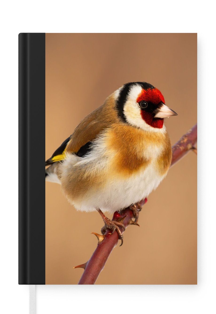 MuchoWow Notizbuch Kropftaube - Vogel - Tiere, Journal, Merkzettel, Tagebuch, Notizheft, A5, 98 Seiten, Haushaltsbuch
