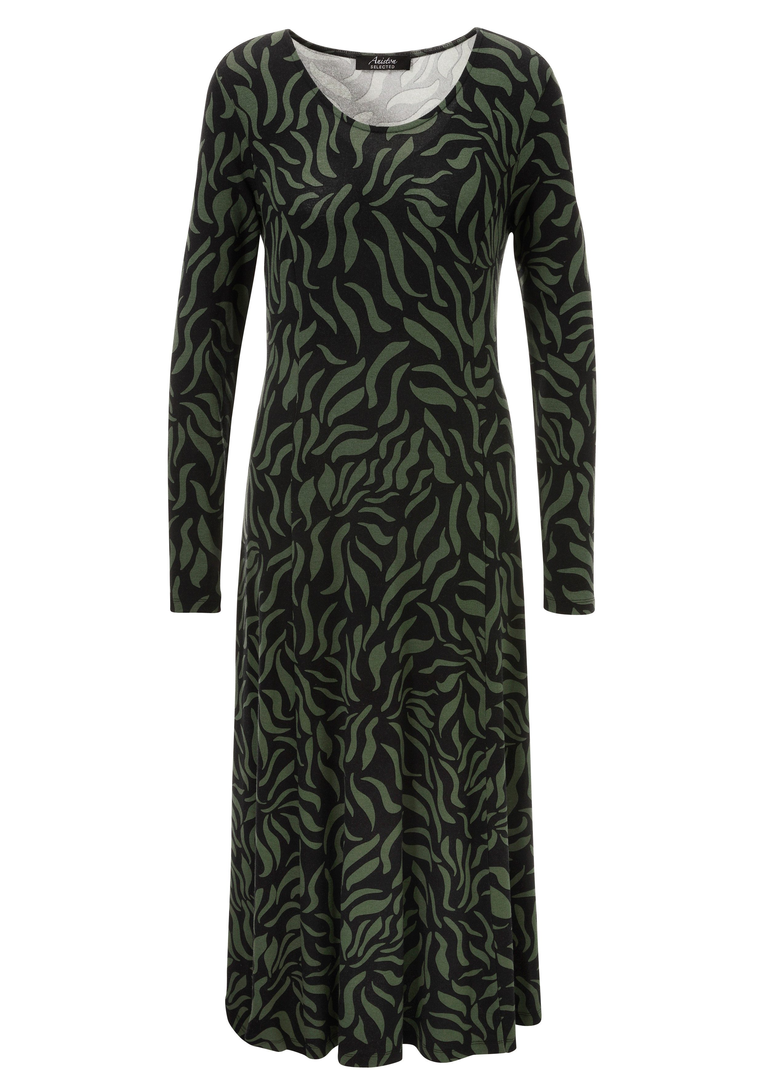 Aniston SELECTED Midikleid in leichter A-Linien-Form
