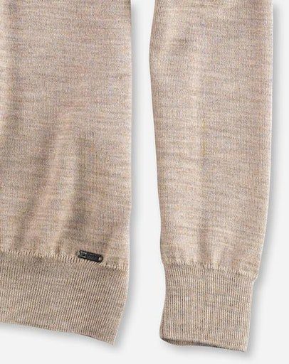 OLYMP V-Ausschnitt-Pullover OLYMP Strick Casual aus reiner Wolle – Bild 4 von 4