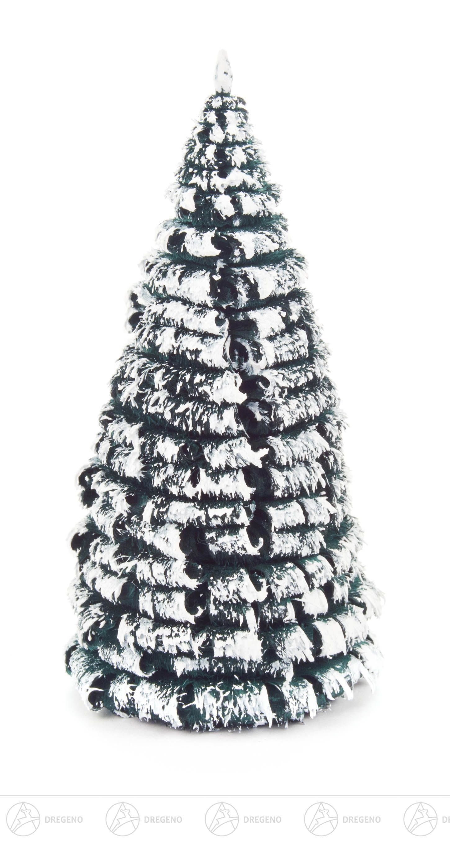 Kunstbaum Baum Raureifbaum grün/weiß Höhe ca 12 cm NEU