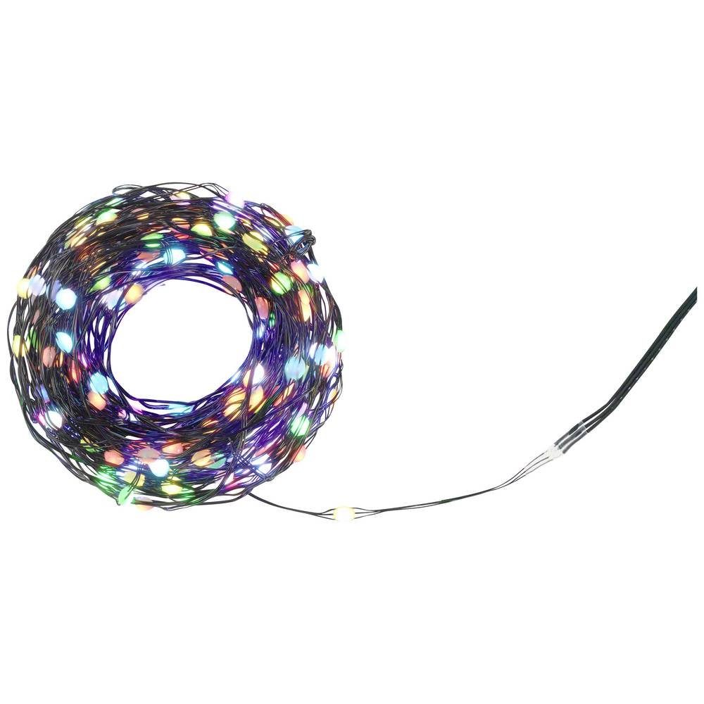 Sygonix Lichterkette Smarte RGB Lichterkette SY-5167250, per App steuerbar, Timer, mit Farbwechsel