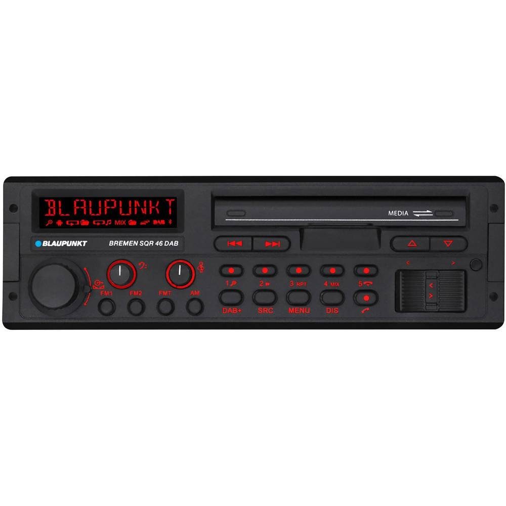 Blaupunkt BREMEN SQR 46 DAB Youngtimer Autoradio 2001018000000 Autoradio (DAB+ Tuner, Bluetooth®-Freisprecheinrichtung, Retro Design)