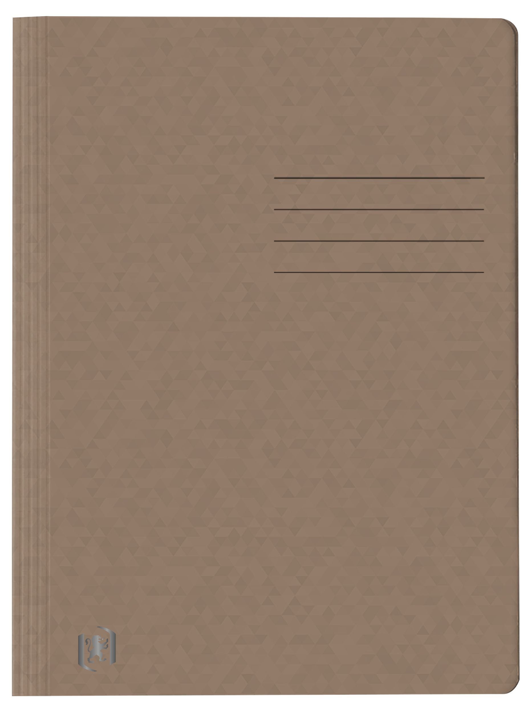 Hefter Schnellhefter TOP FILE+ - A4 Karton 390g/qm kfm. und Amtsheftung braun