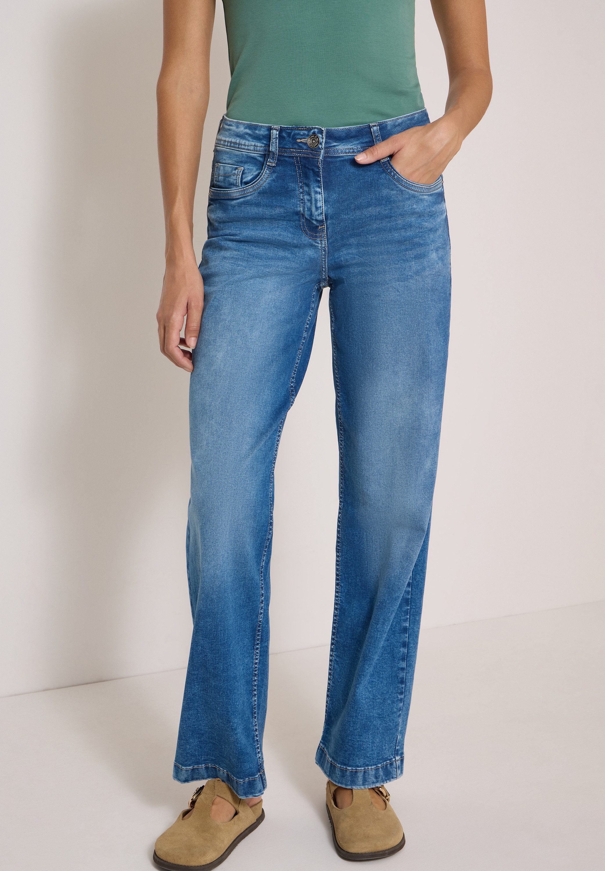 CECIL Loose-fit-Jeans Style Neele mit Stretch