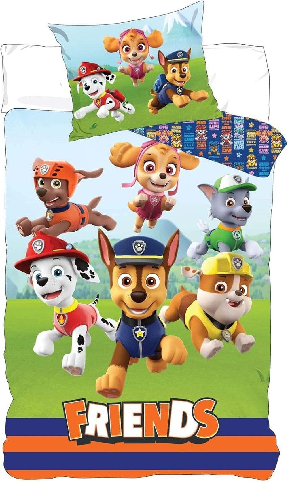 PAW PATROL Bettwäsche Paw Patrol Kinderbettwäsche-Set günstig online kaufen