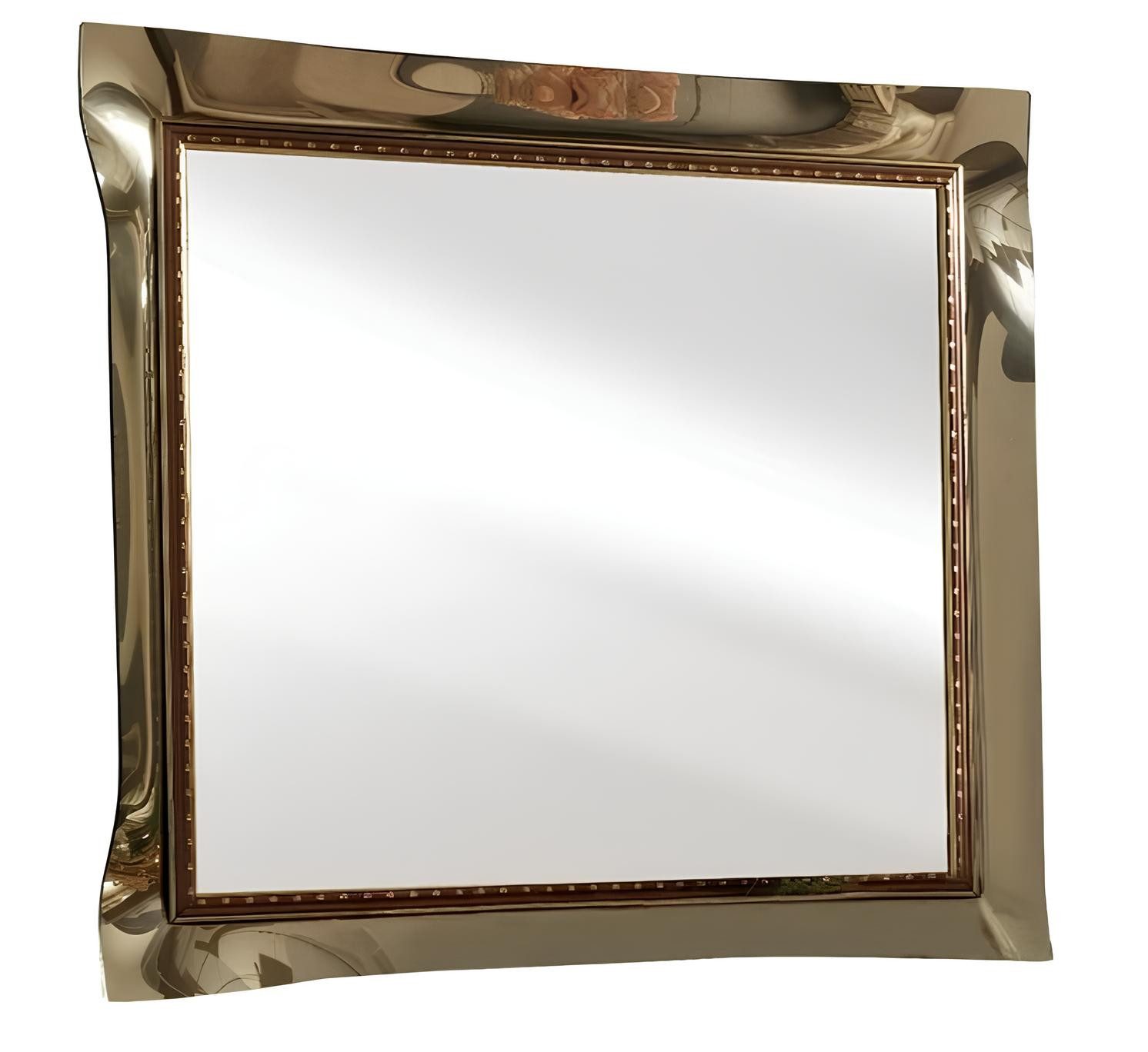 JVmoebel Wandspiegel Eleganter Barock-Spiegel mit Holzrahmen - Luxus neu von arredoclassic, Made in Europa