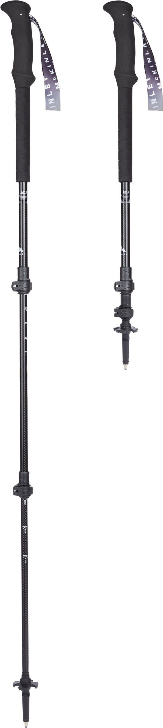 Wanderstöcke Wander-Stock Lascar QL BLACK/GREY LIGHT