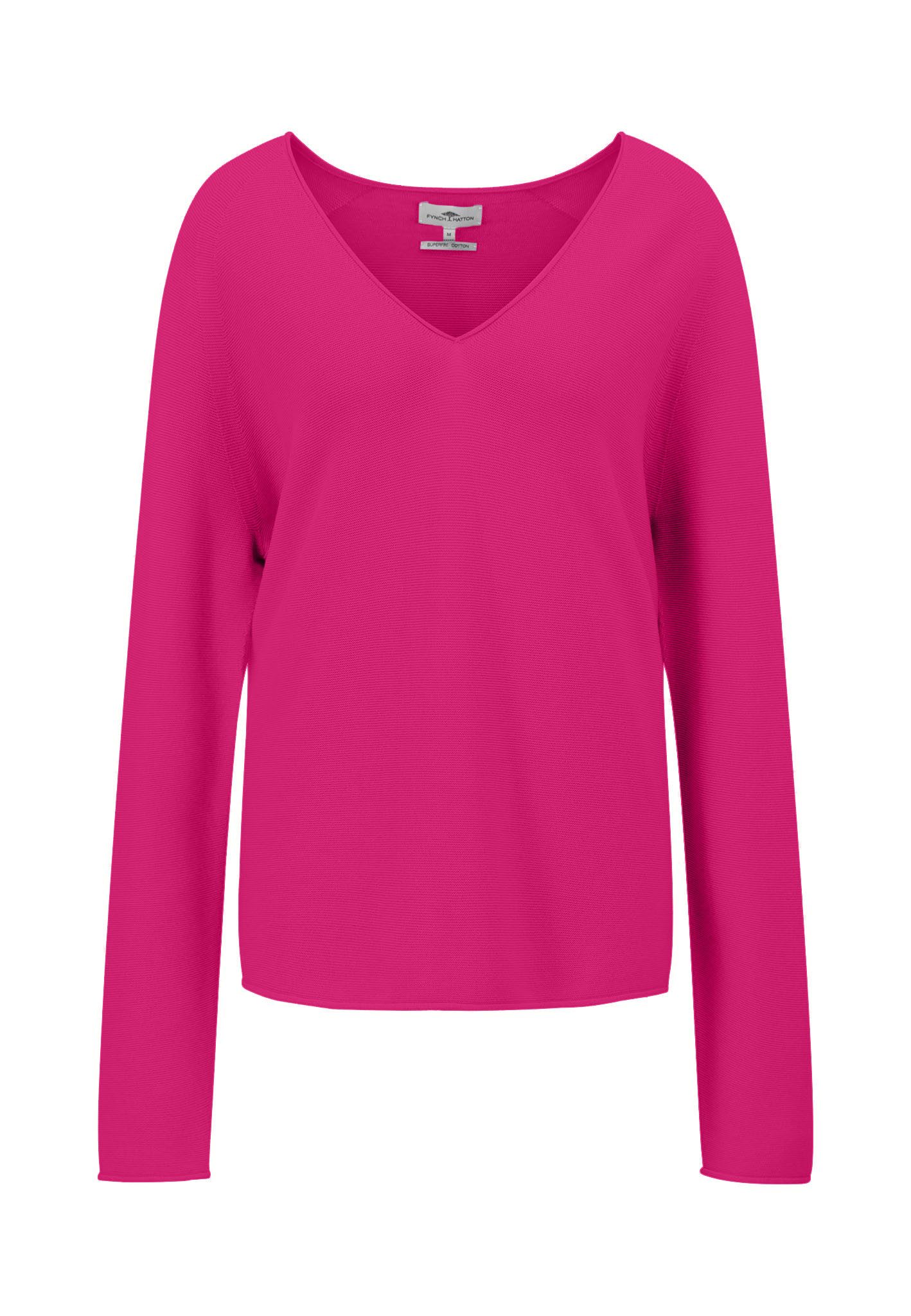 FYNCH-HATTON FYNCH-HATTON Strickpullover PULLOVER V-NECK FINE