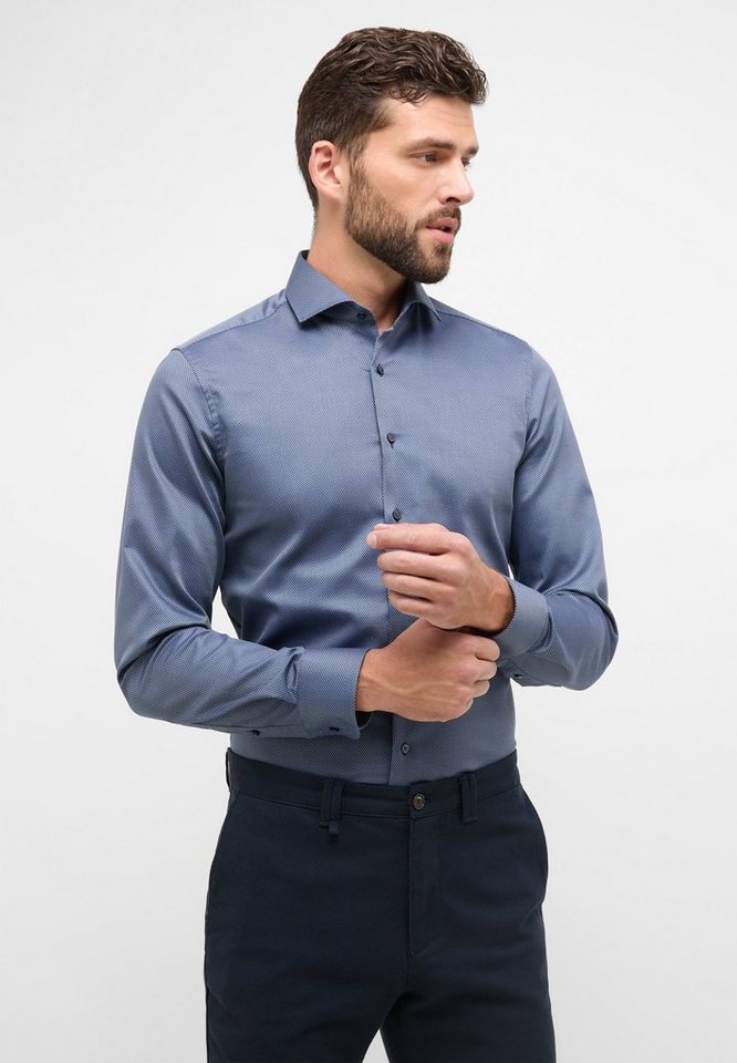 Eterna Langarmhemd SLIM FIT, Haifisch-Kragen