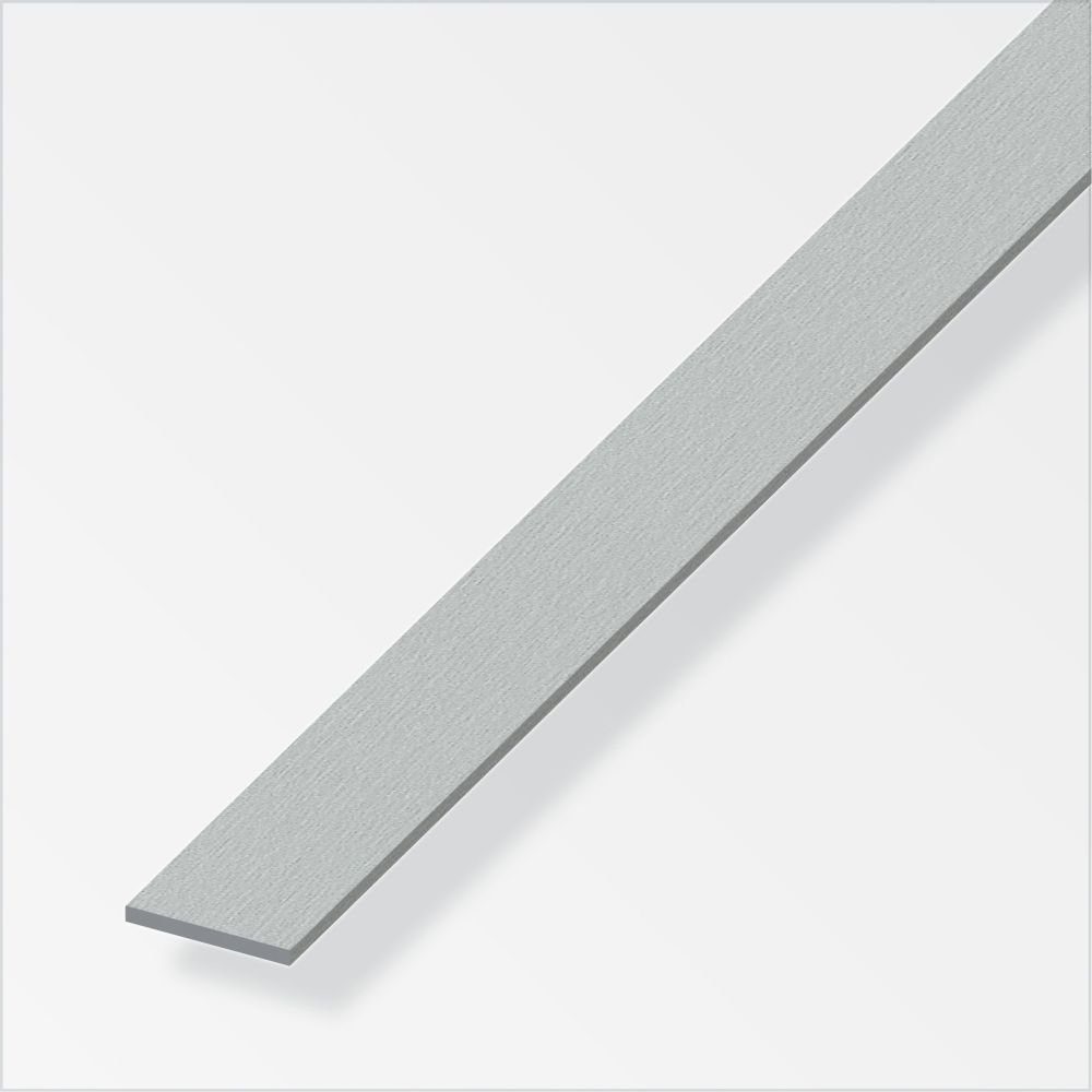 Thumbnail - alfer Profil alfer Flachprofil Aluminium eloxiert gebürstet