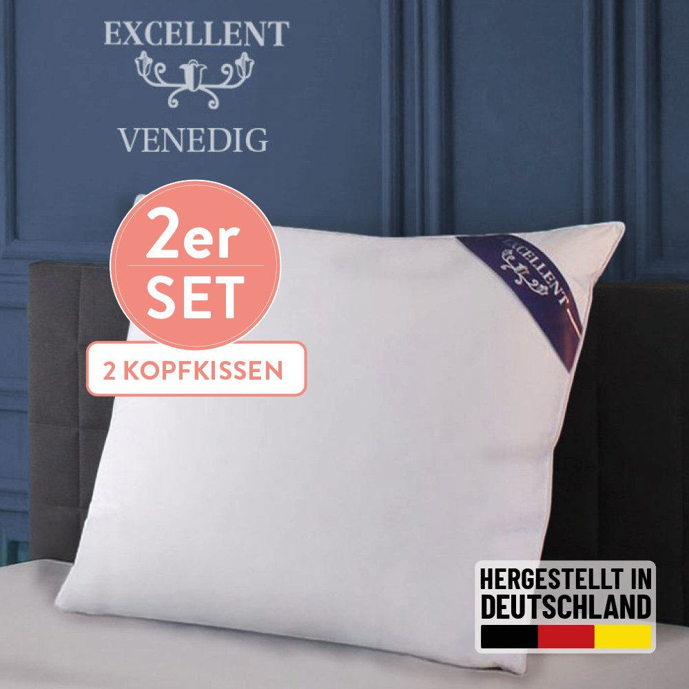 Excellent 3-Kammer-Kopfkissen Venedig, Füllung: weiße neue günstig online kaufen