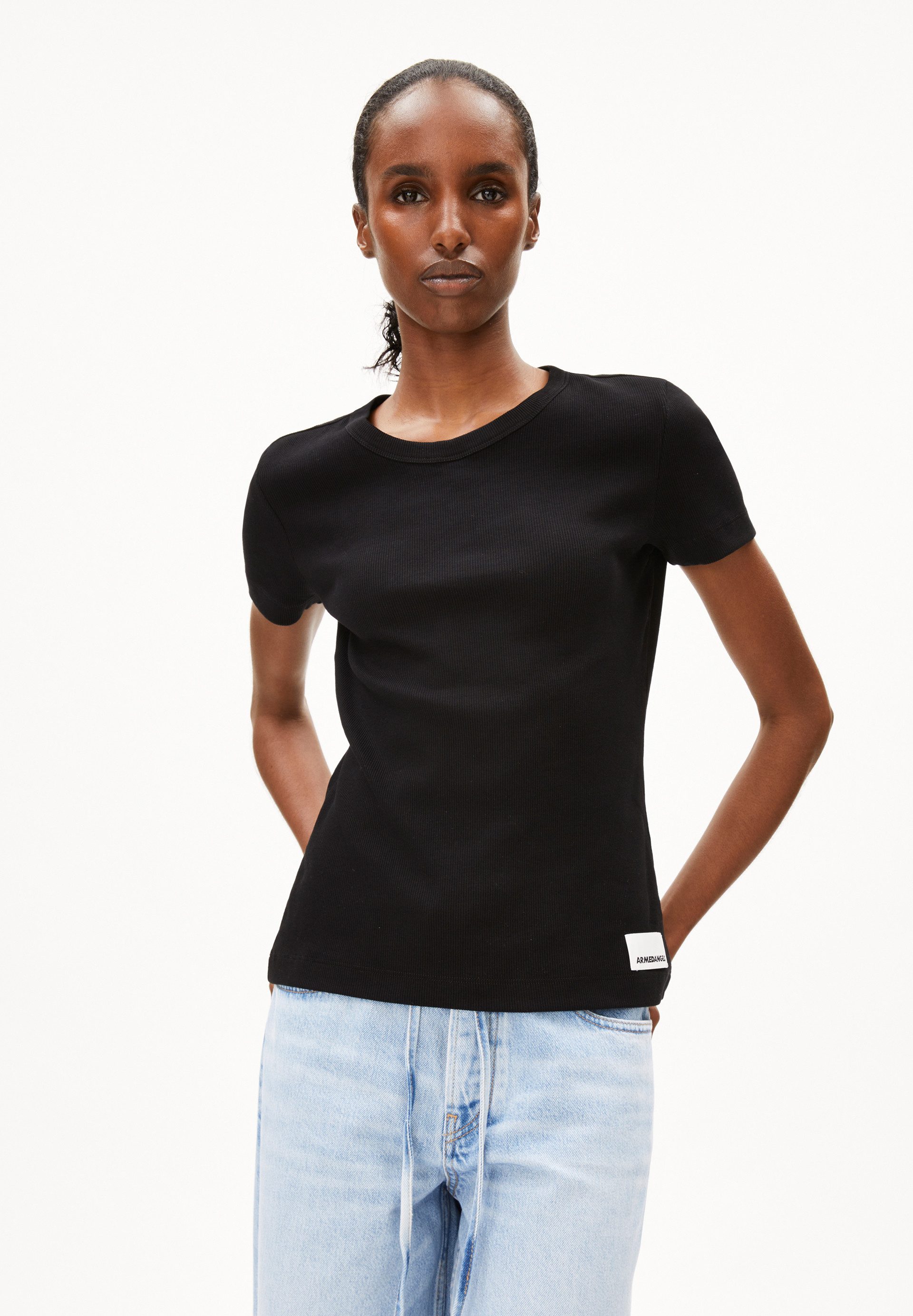 Armedangels T-Shirt KARDAA Ripp-T-Shirt aus Bio-Baumwoll günstig online kaufen