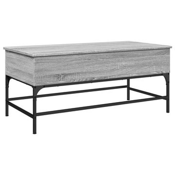 vidaXL Couchtisch Couchtisch Grau Sonoma 100x50x45 cm Holzwerkstoff und Metall (1-St)