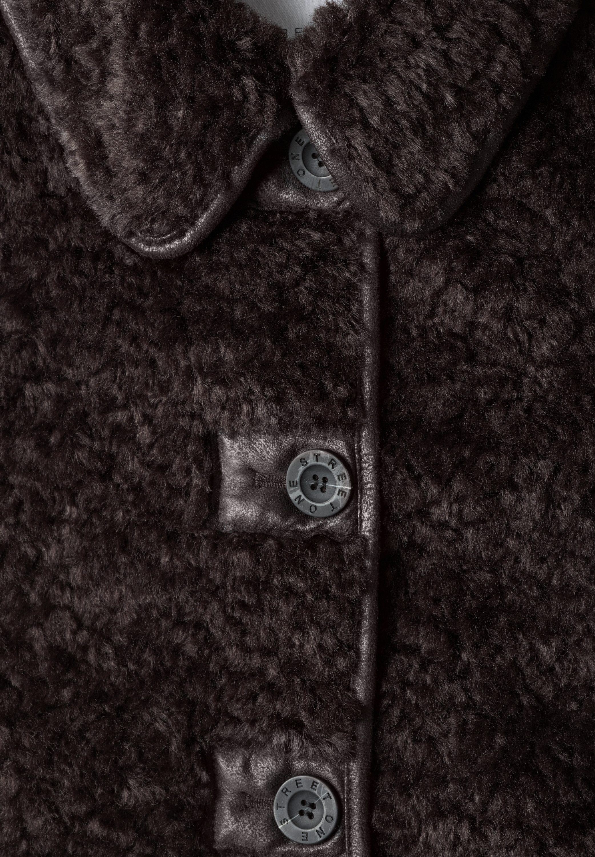 STREET ONE STUDIO Fellimitatjacke mit innerem wärmendem Teddyfell – Bild 5 von 5