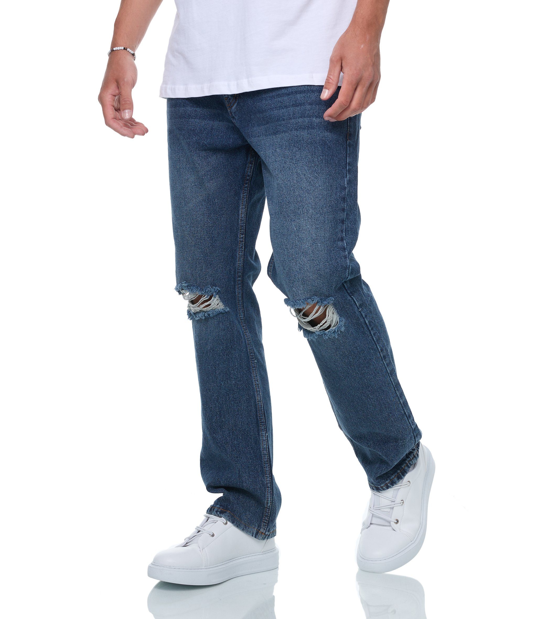 Denim House Relax-fit-Jeans Lässige Herren Baggy günstig online kaufen