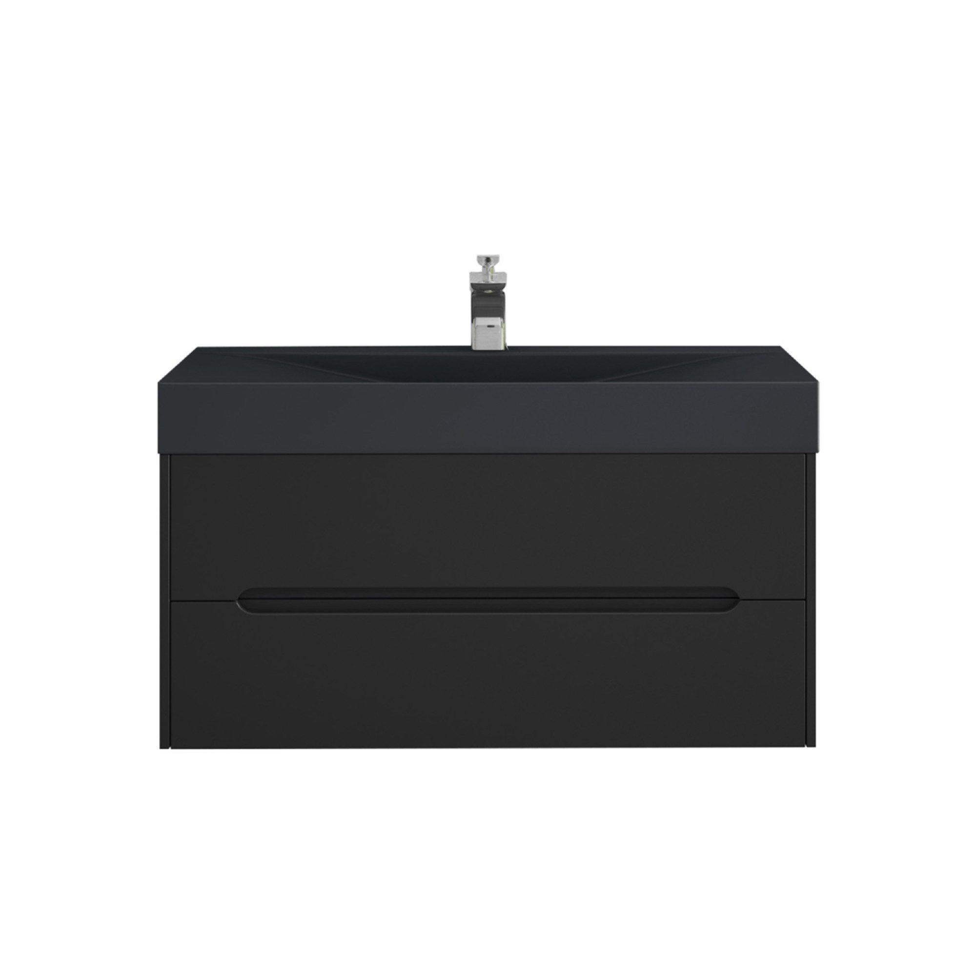 doporro Badmöbel-Set Badschrank Yoga Waschbeckenunterschrank Wandmontage günstig online kaufen