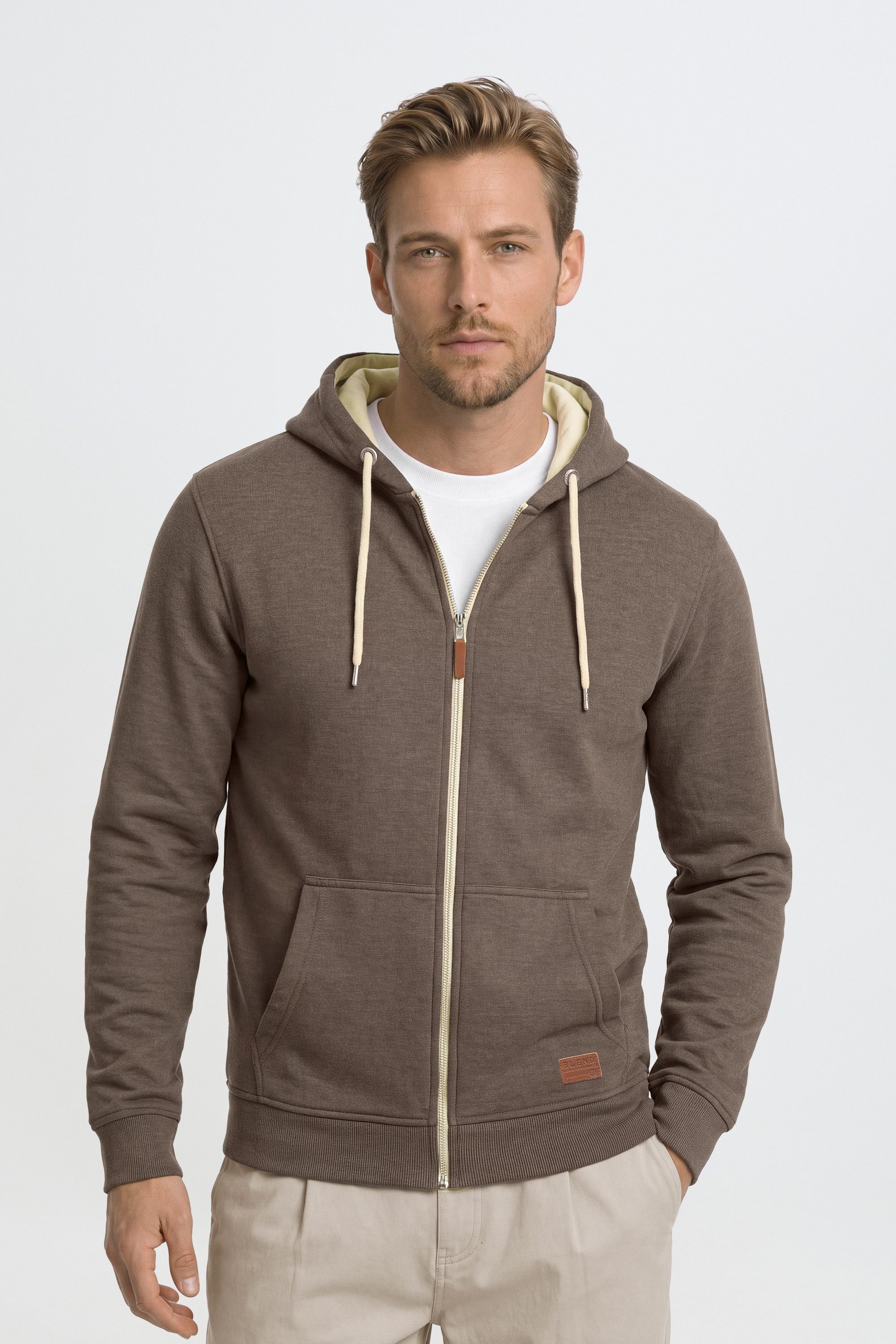 Blend Kapuzensweatjacke BHHulker Stilvolle Kapuzensweatjacke mit weicher Fleece-Innenseite