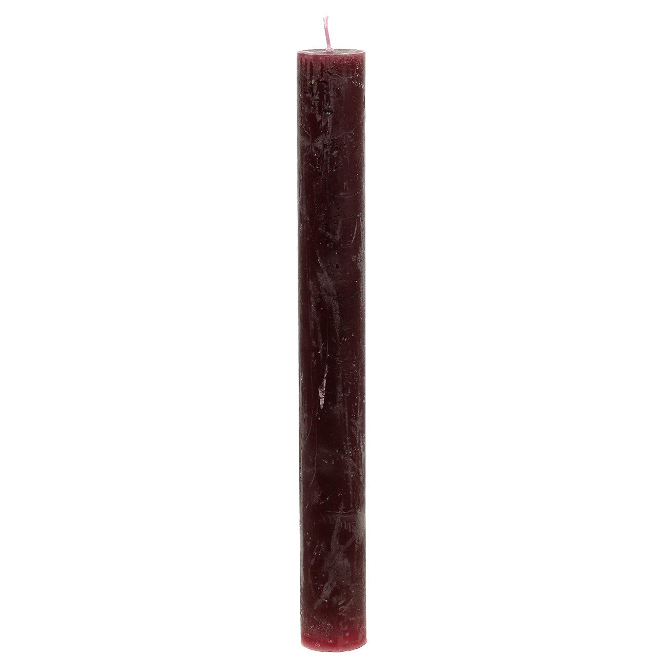 Florists Products Spitzkerze Stabkerzen durchgefärbt Burgund 34mm x 300mm 4St -, 4 Stück