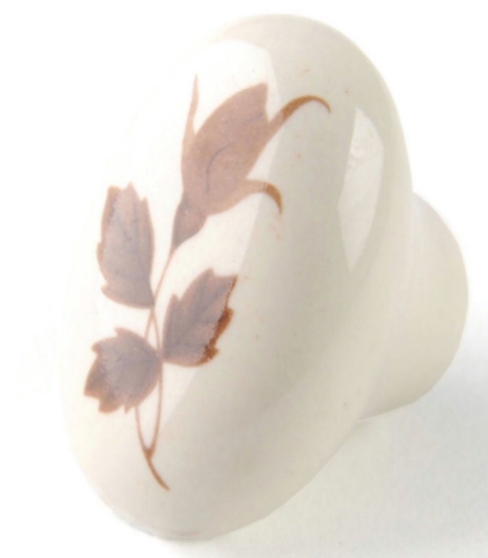 SO-TECH® Möbelknopf INGA 30 x 22 mm Cremefarbig Küchenknopf