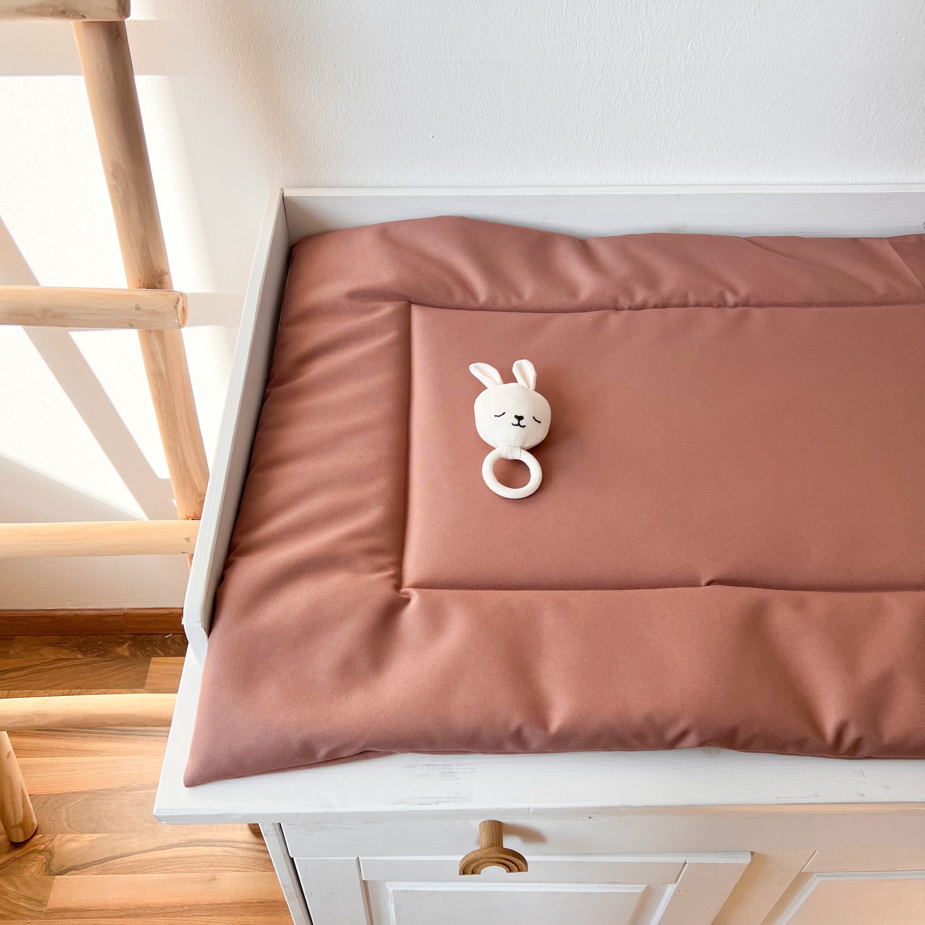 LittleANTunique Wickelauflage Wickeltischauflage Abwischbar rosa Handgefert günstig online kaufen