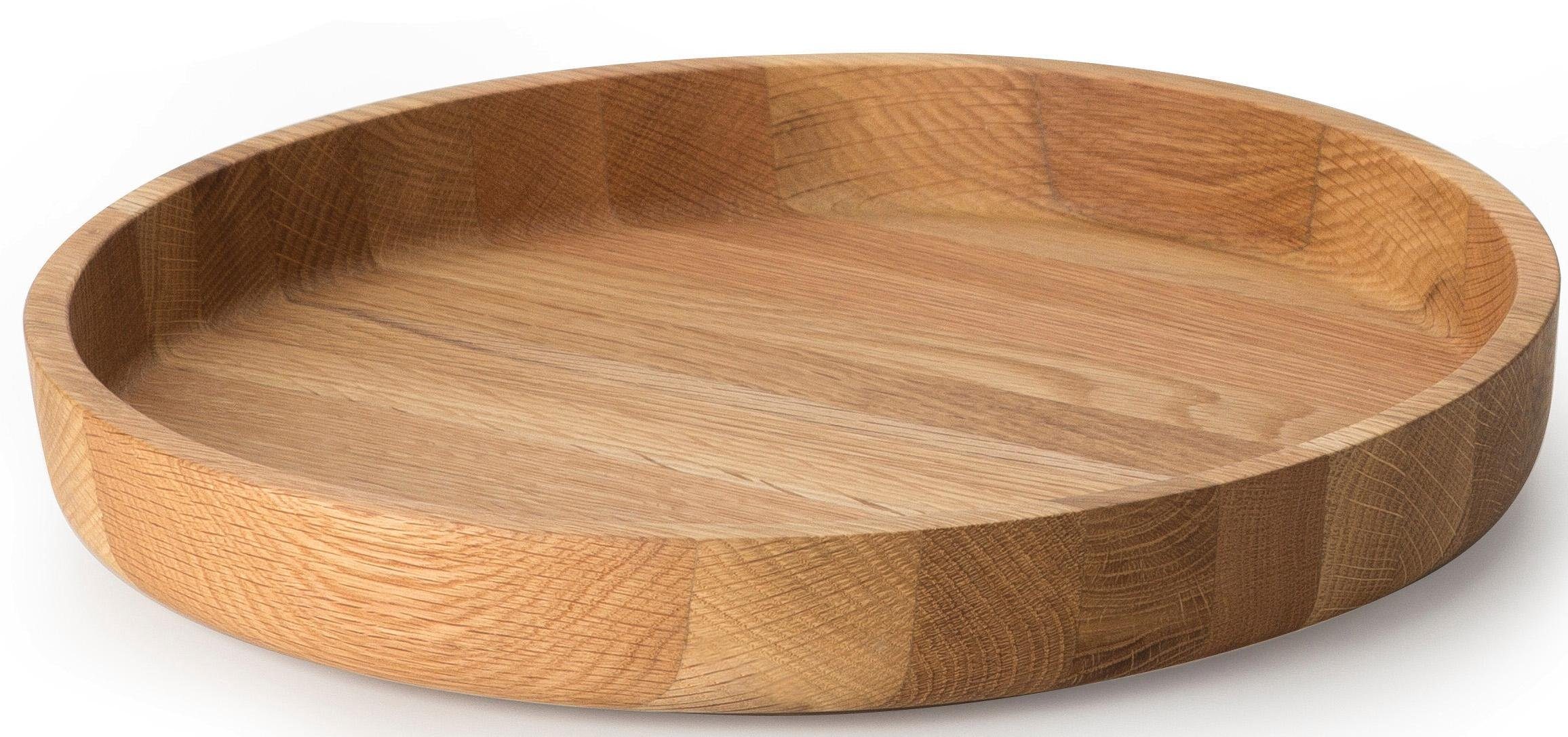 Continenta Schale Eiche, Holzwerkstoff, (1-tlg), Eichenholz