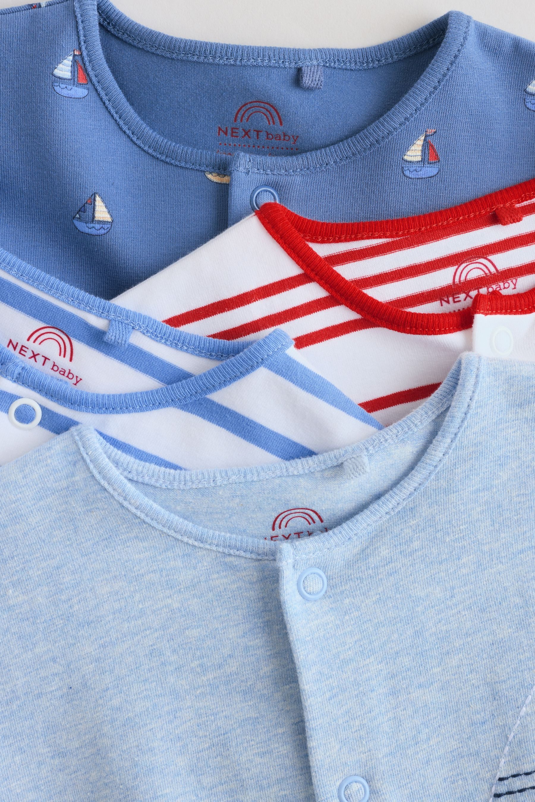 Next Strampler Baby Strampelanzüge aus Jersey, 4er-Pack (4-tlg) – Bild 4 von 5