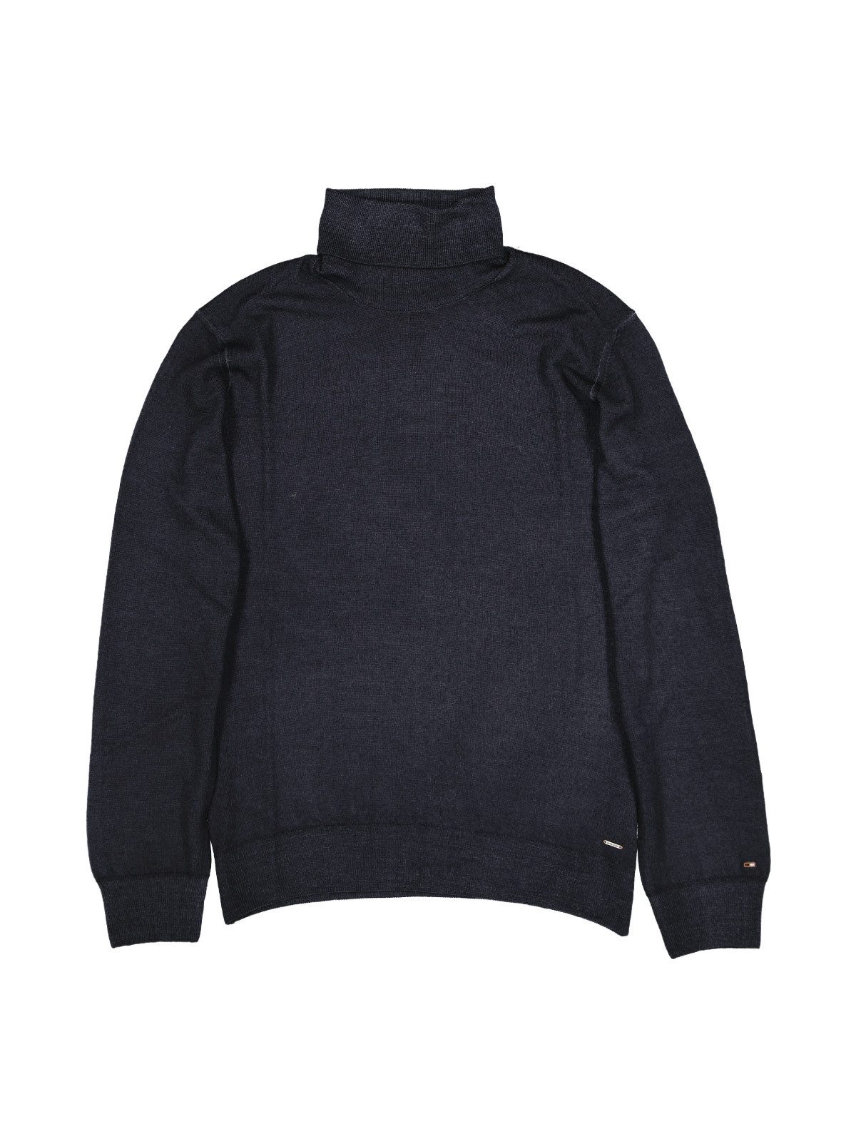 emilio adani Wollpullover Herren Pullover mit Merinowolle, Saphirblau