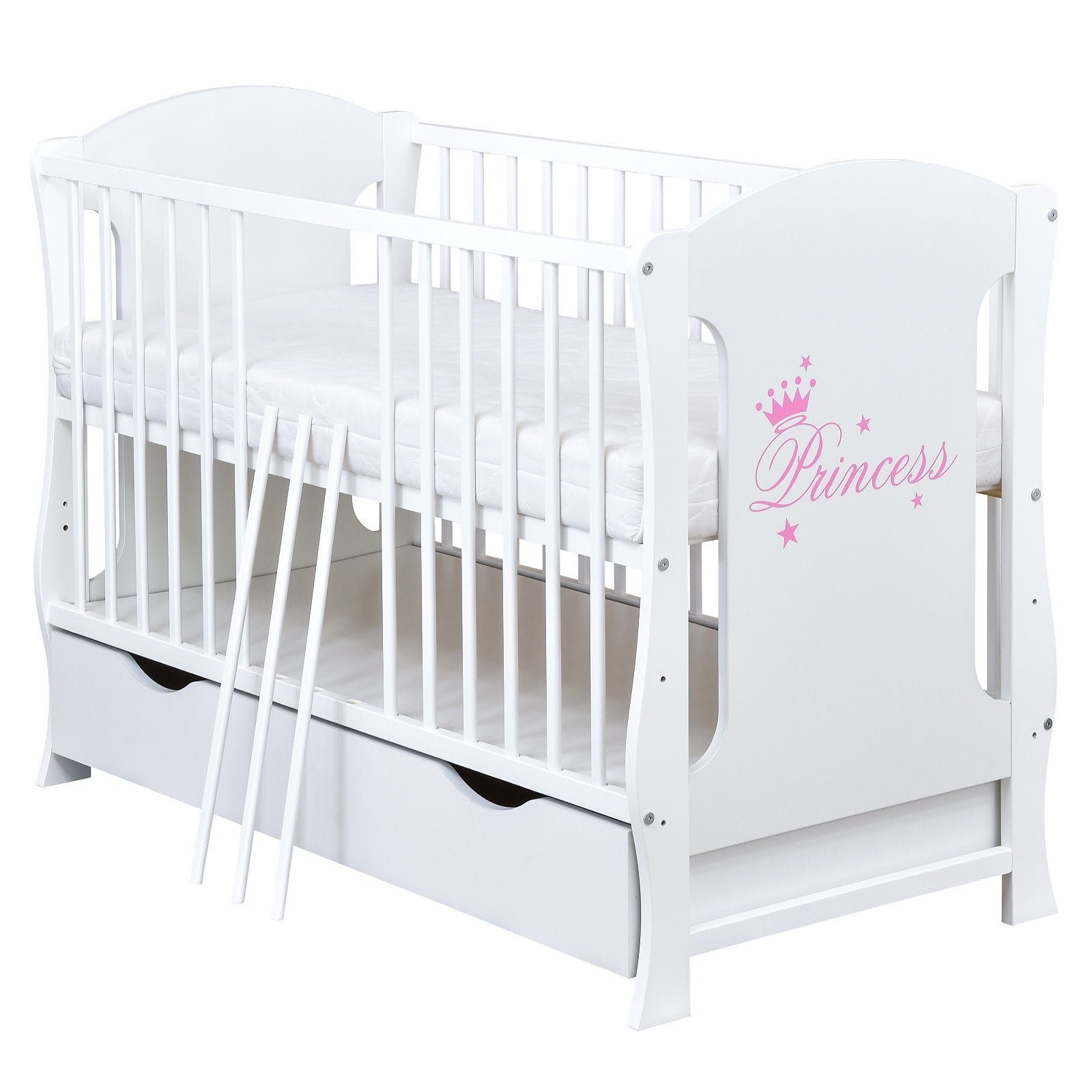 Baby-Delux Babybett Lia Princess, Kinderbett 60x120 günstig online kaufen
