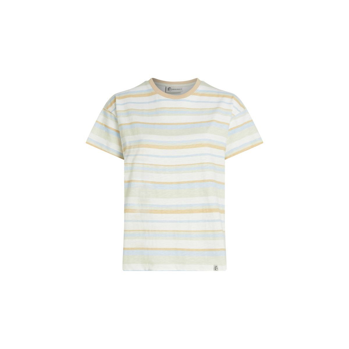 O'Neill Kurzarmshirt O'riginals Boxy Stripe T-shirt Lässiges T-Shirt mit Retro-Streifen und lockerer Passform aus 100 %