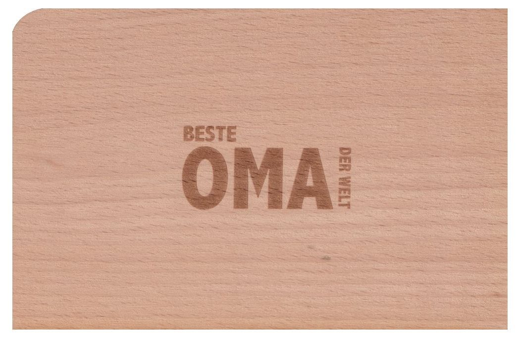 holzpost GmbH Postkarte Holzpostkarte "Beste Oma der Welt"