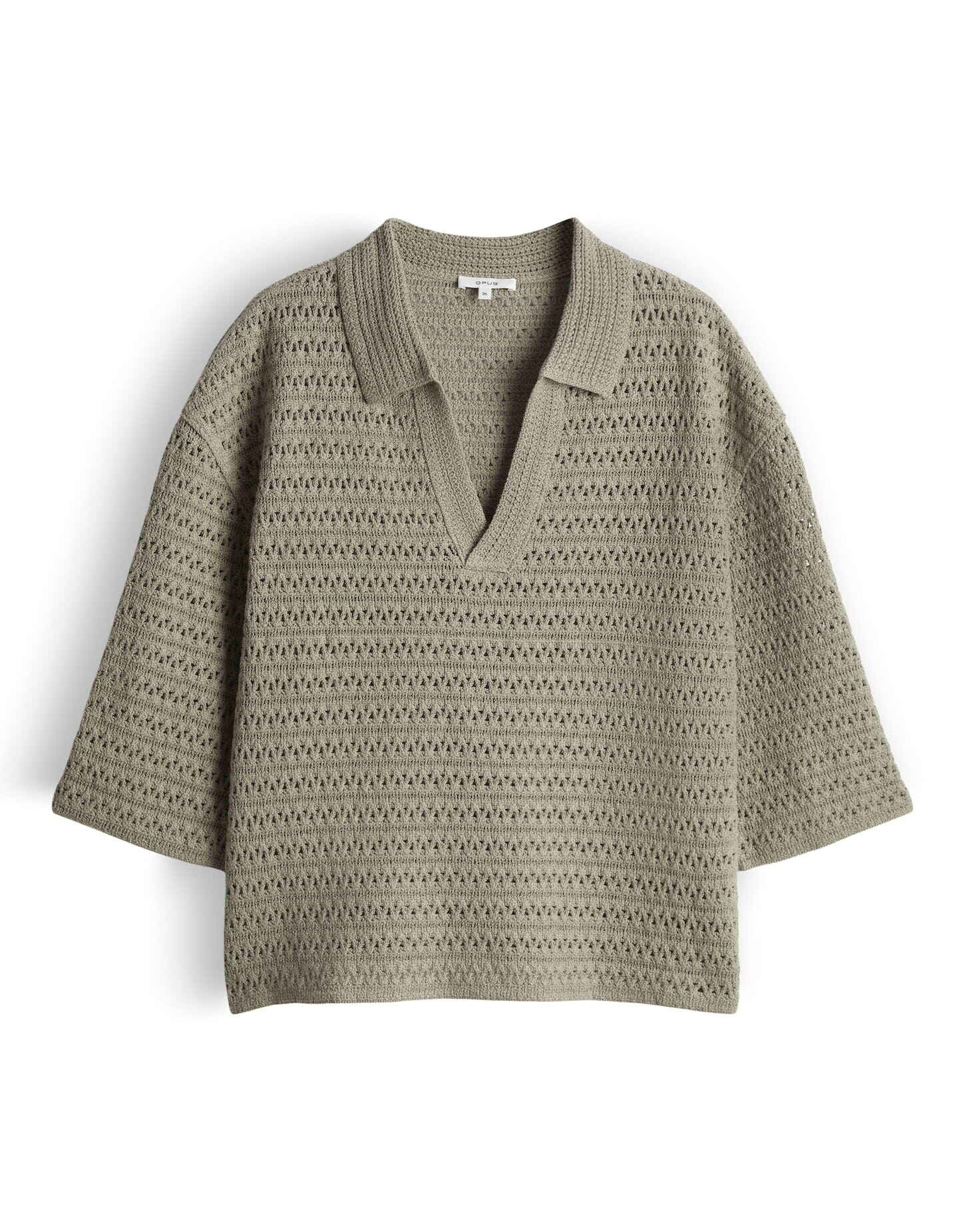 OPUS Sweatshirt Sweatshirt mit feiner Häkeloptik Regular Fit günstig online kaufen