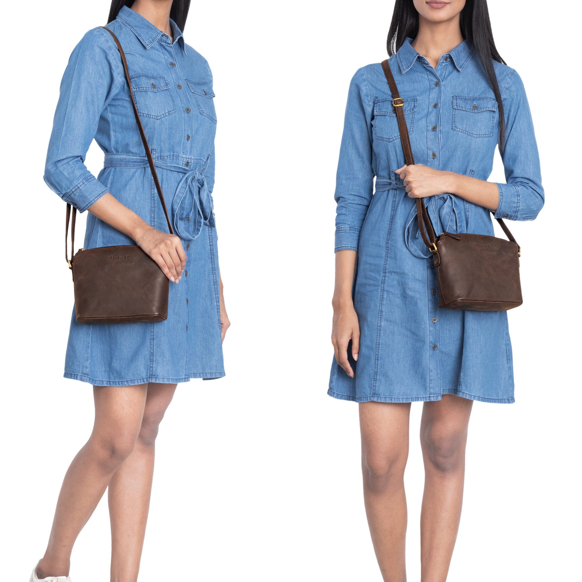 STILORD Handtasche "Melinda" Zeitlose Ledertasche Damen Umhängetasche Klein günstig online kaufen