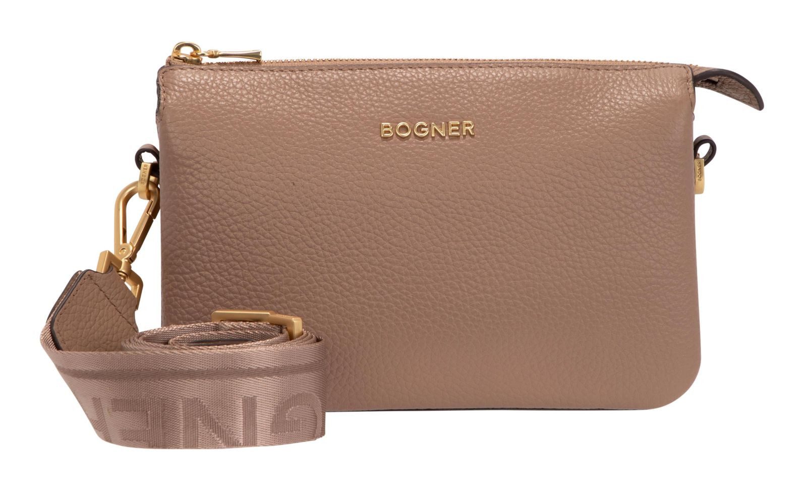 BOGNER Umhängetasche Taja Shoulderbag, aus echtem Rindsleder