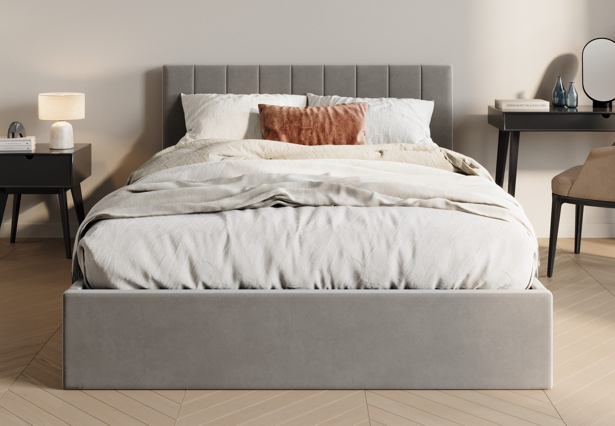 Home Collective Polsterbett mit Stauraum und günstig online kaufen