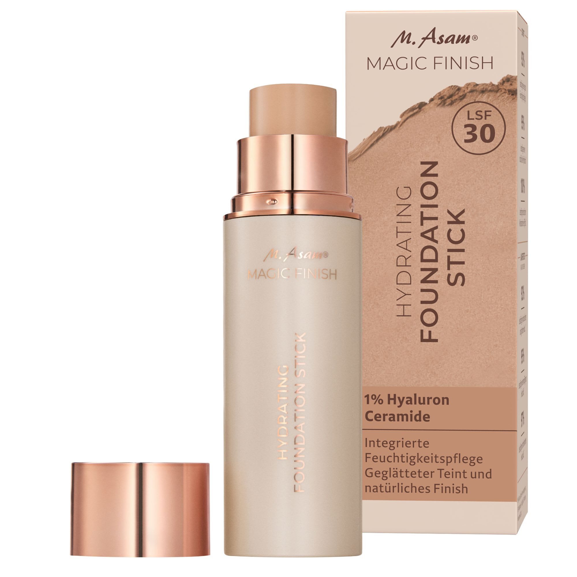 asambeauty Foundation Hydrating Foundation Stick LSF 30 Creamy Light