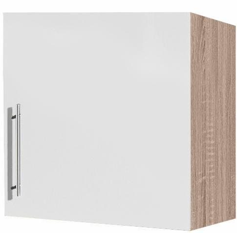 wiho Küchen Hängeschrank Aachen, Breite 50 cm weiß matt | eichefarben | Hängeschränke