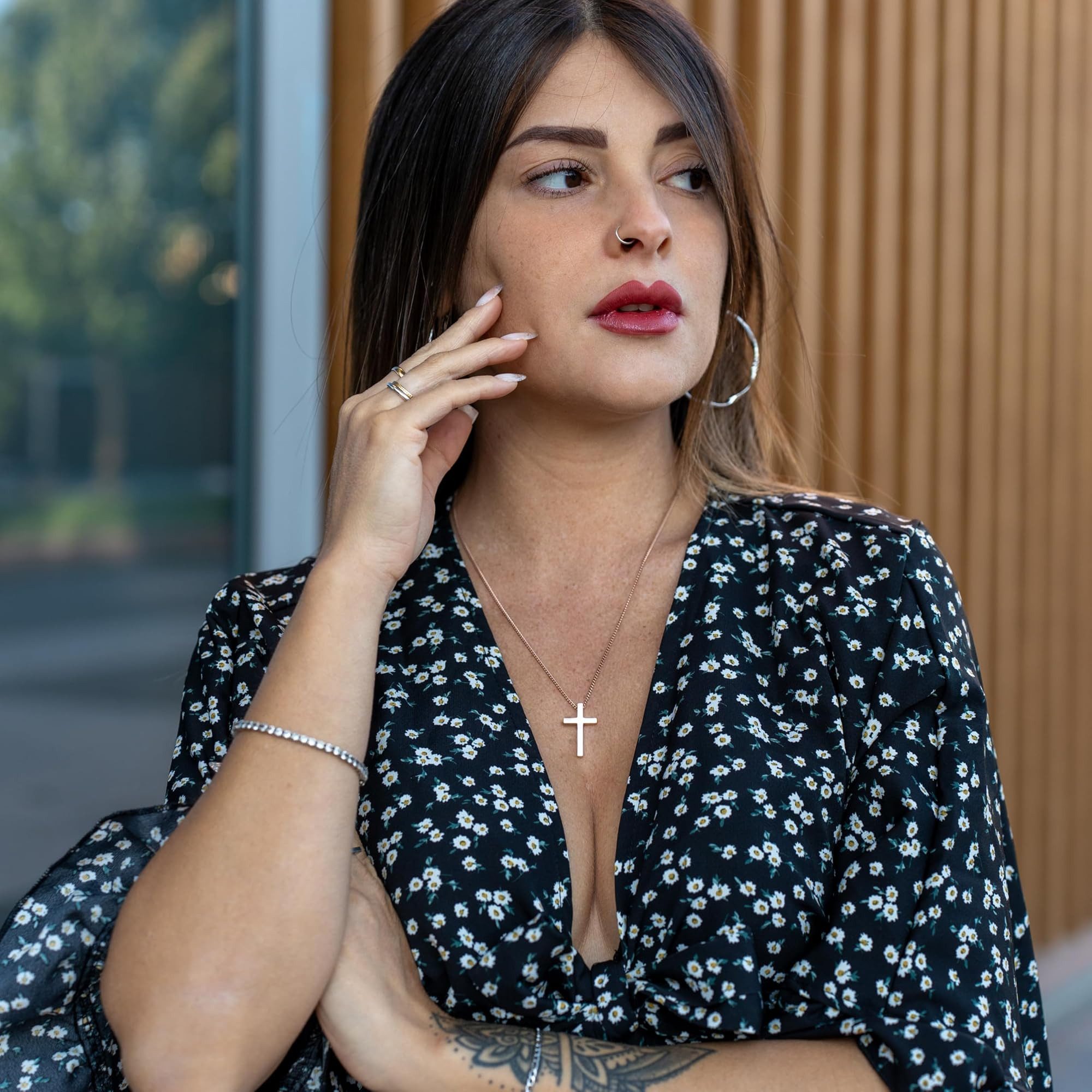 SERASAR Edelstahlkette Premium Halskette Damen [Hope], Edelstahl 316L, 316L günstig online kaufen