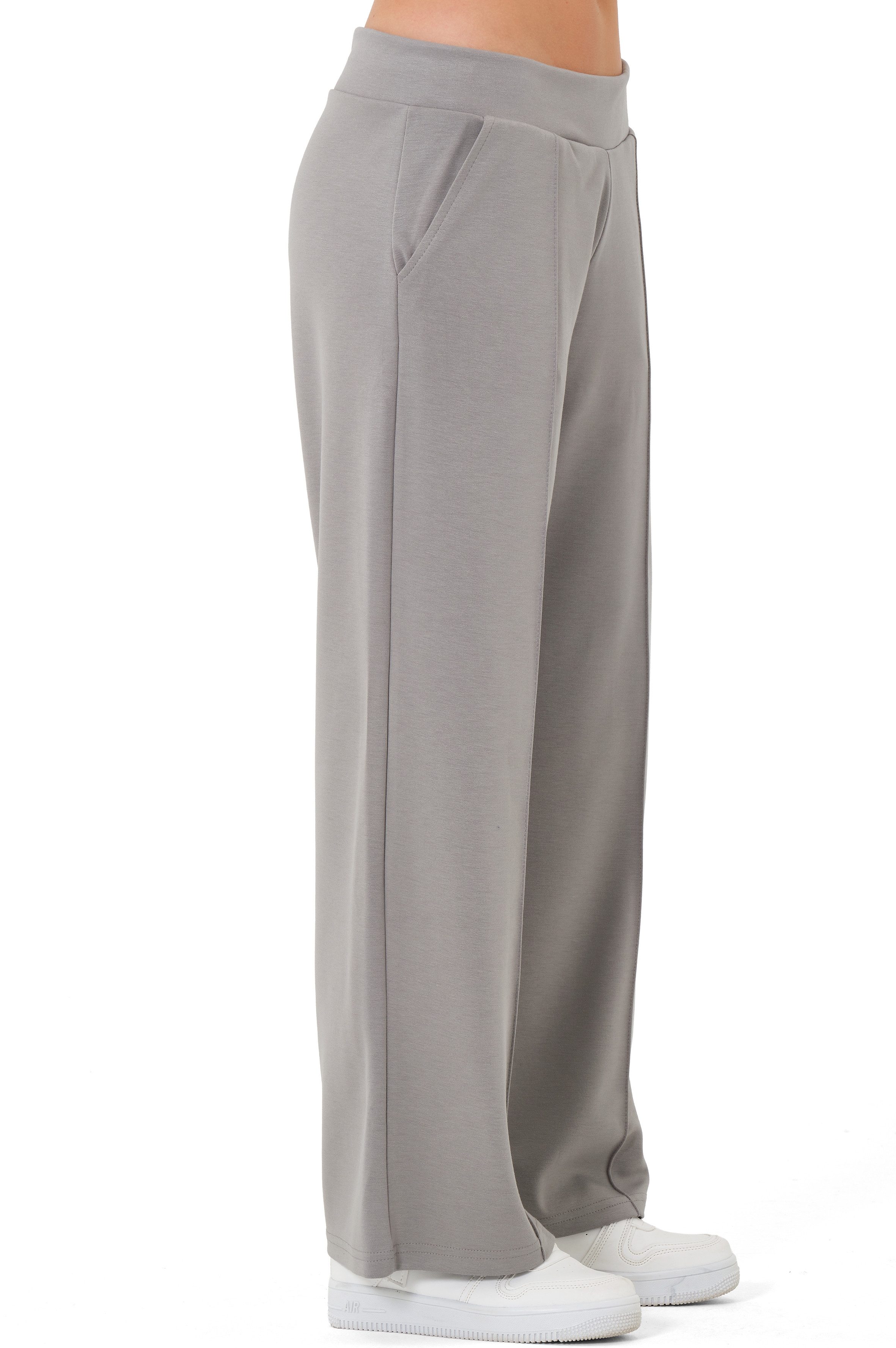 Smith & Solo Jogginghose Damen, Viskose Hose, Elegant Freizeithose Knitterf günstig online kaufen