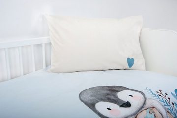 Babybettwäsche Pinguin, Baby Best, Renforcé, 2 teilig, mit liebevollem Motiv