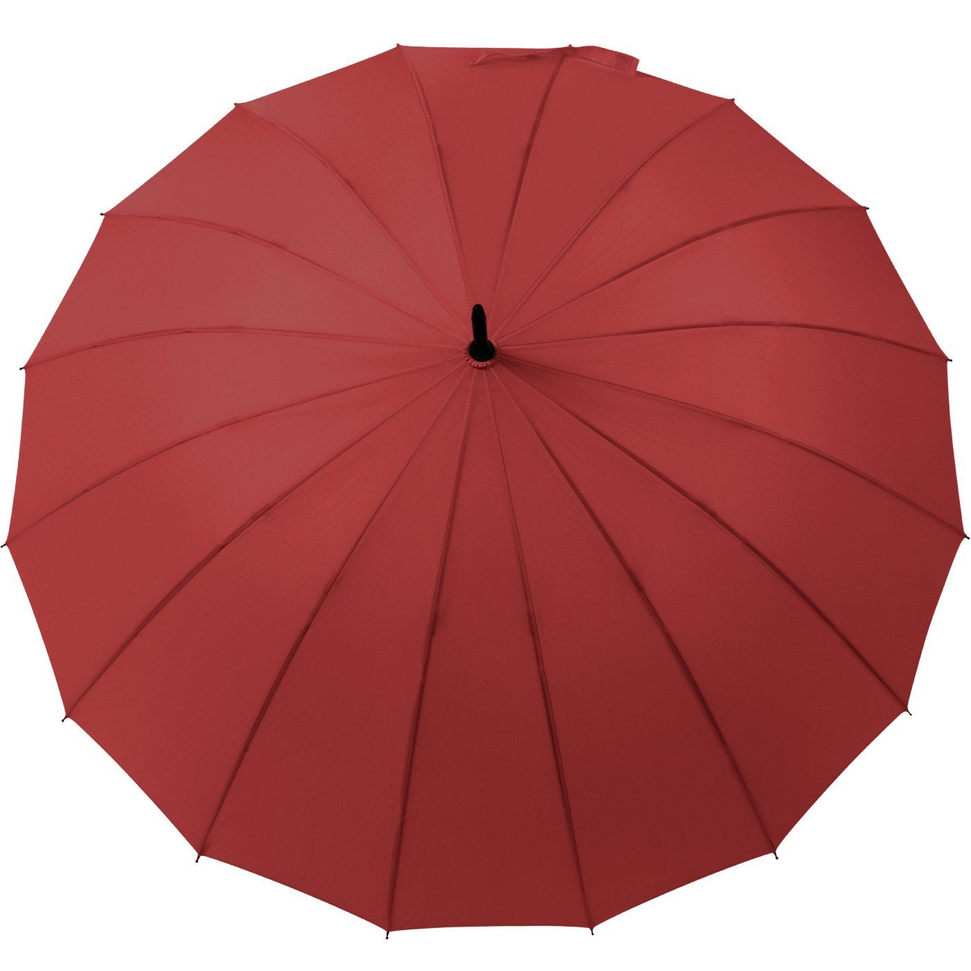 iX-brella Stockregenschirm mit 16-teiligem Dach und Auf-Automatik, mit Fiberglas-Stahl-Gestell, in vielen Farben